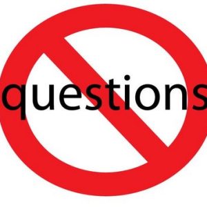 Questions à Ne Pas Poser